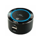 eubiq USB-B2 USB雙位適配器 1.0A和2.4A輸出埠 (黑色)