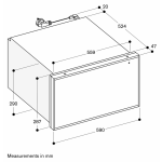 Gaggenau WS462112 54公升 400 series 嵌入式暖碗碟櫃 (不鏽鋼)