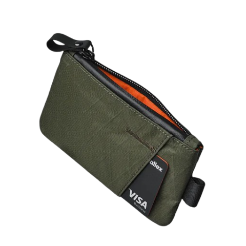 Alpaka Zip Cardholder 拉鏈卡套 VX21 (綠色)