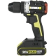 Worx 威克士 WU182.2 13毫米 鋰電無碳電鑽 (2.0Ah電池 ╳2 配2A充電器)