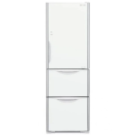 Hitachi 日立 HR3N5342DA-GPW 269公升 三門雪櫃 (白色玻璃) (右門鉸) (包拆箱埋位)