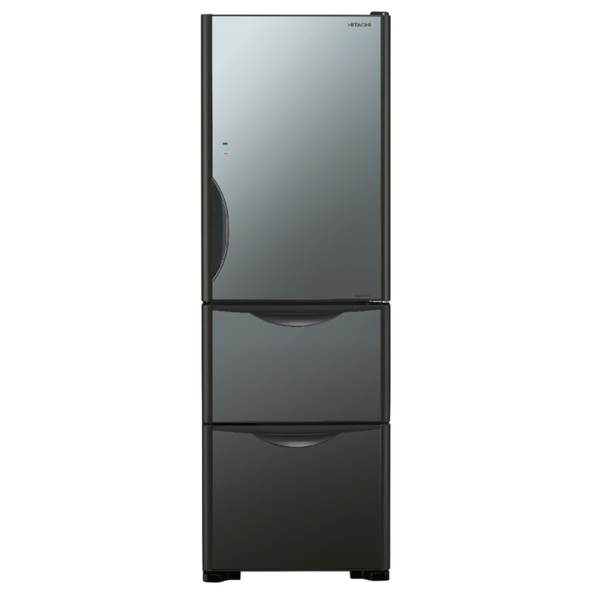 Hitachi 日立 HR3N5342DA-X 269公升 三門雪櫃 (晶鑽鏡面) (右門鉸) (包拆箱埋位)