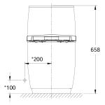 INAX AC-1052VN 一體式馬桶 (不包含風琴喉)