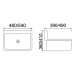Richford RT306A 無底座拖把式面盆