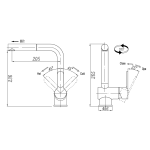 Richford RF19908B 廚盆冷熱水龍頭