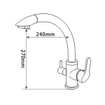 HKWS faucat02 三合一多功能水龍頭 (短款)