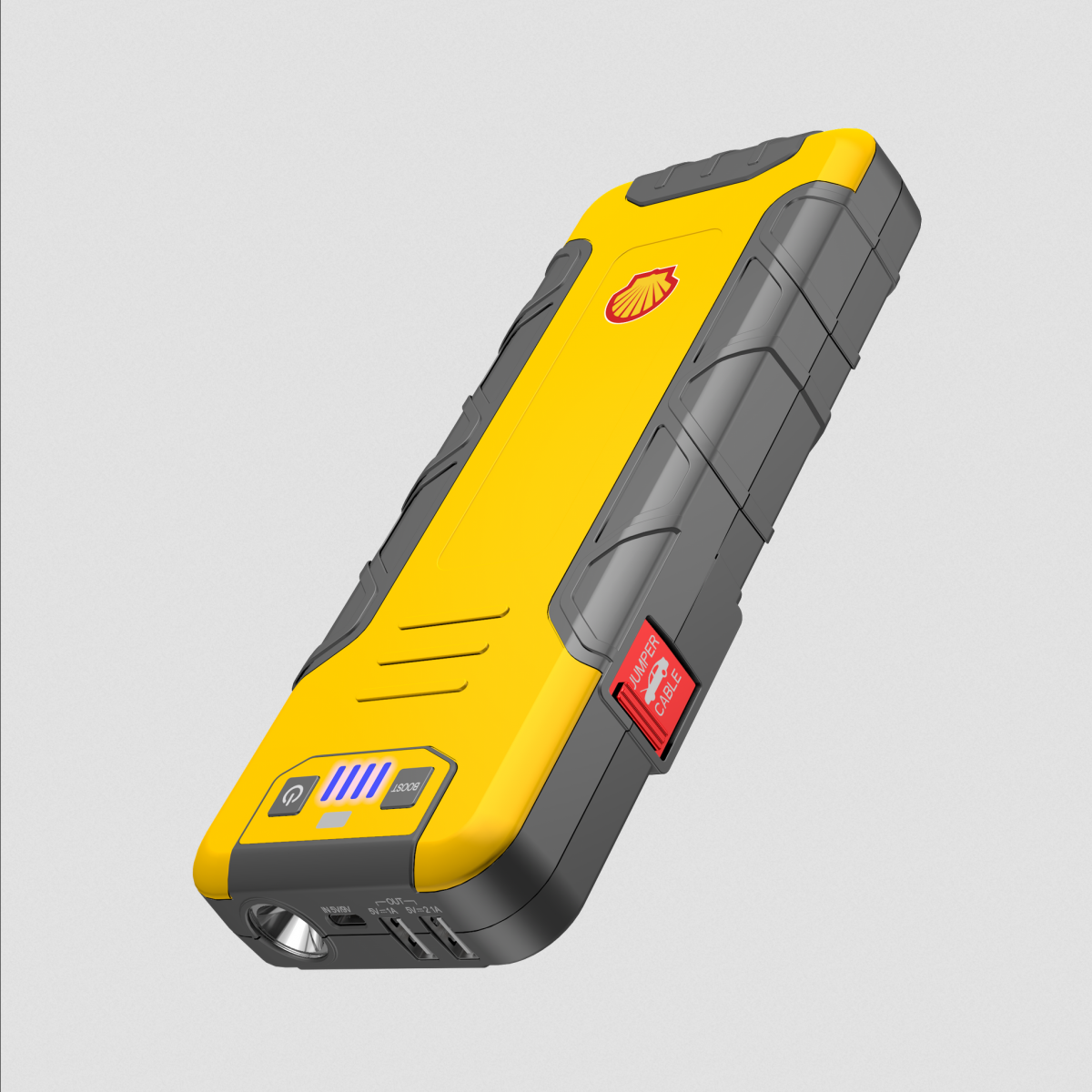 Shell 蜆殼 SJP013 特大容量過江龍專業 汽車起動電池