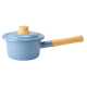 Fujihoro COTTON PLUS 18cm 單柄附蓋琺瑯平底鍋 (幻影藍)