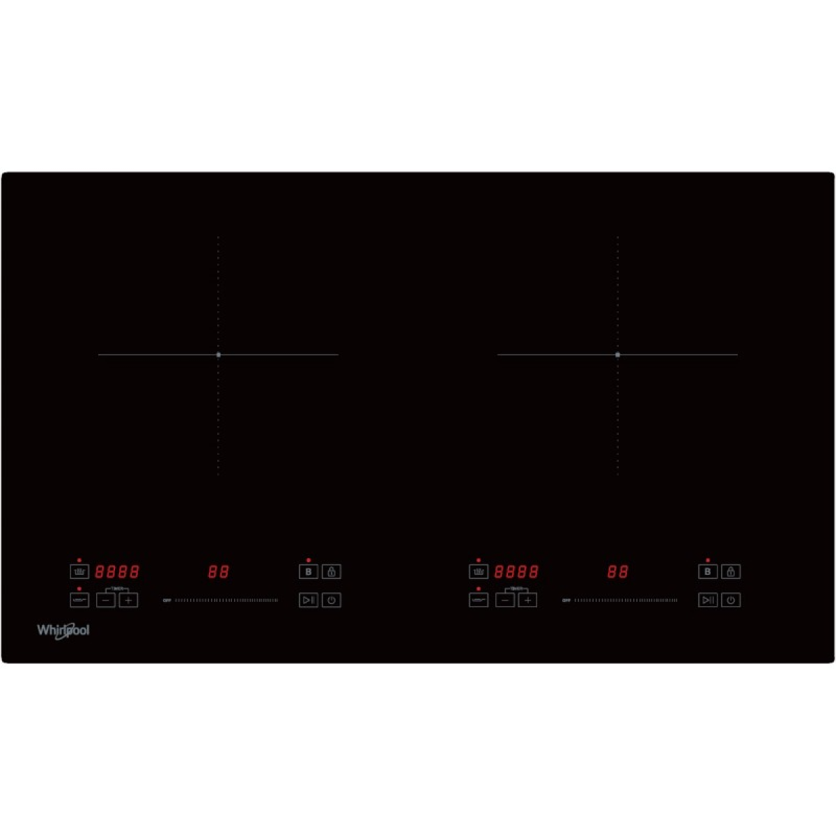 Whirlpool 惠而浦 IWHH7320SH 73厘米 4400W 嵌入式雙頭電磁煮食爐