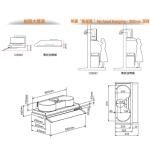 Ocean C3690S 不銹鋼 90厘米 隱藏嵌入式抽油煙機