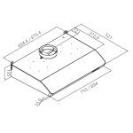 Pacific 太平洋 PR-3033-S70 71厘米 易拆式抽油煙機 (不銹鋼)