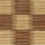 Migusa ICHIMATSU 市松編織榻榻米 (黑糖色) (一片)