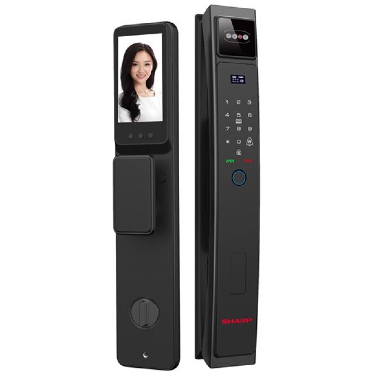 Sharp 聲寶 S-A-H3 電子門鎖 (曜石黑)