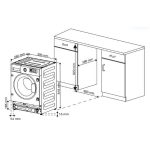 Philco 飛歌 PBS1485BI 8.0/5.0公斤 1400轉 變頻 嵌入式洗衣乾衣機