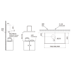 German Pool 德國寶 RHZ-9450G 90厘米 1000m³/h 智能變頻抽油煙機