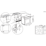 Electrolux 伊萊克斯 KODDP71XA 60厘米 72公升 嵌入式高溫清洗焗爐 (Pyrolytic清潔) (附探肉針)