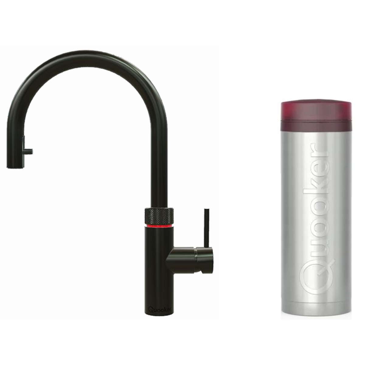 Quooker 3XGME Flex 帶有軟管一體式水龍頭 + PRO3 滾水水箱 (槍灰黑)
