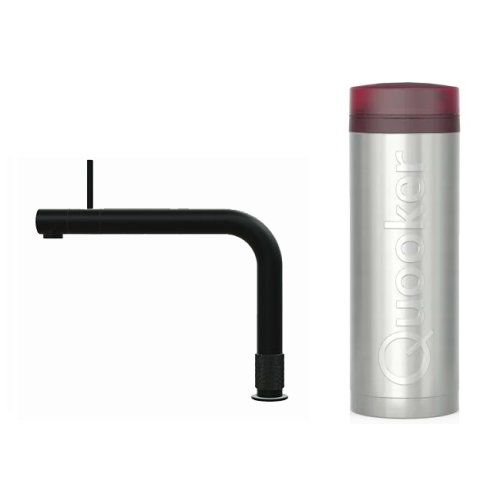 Quooker 3FRONTBLK Front 一體式水龍頭 + PRO3 滾水水箱 (霧面黑)