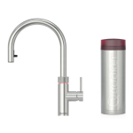 Quooker 3XRVS Flex 帶有軟管一體式水龍頭 + PRO3 滾水水箱 (拉絲不鏽鋼)