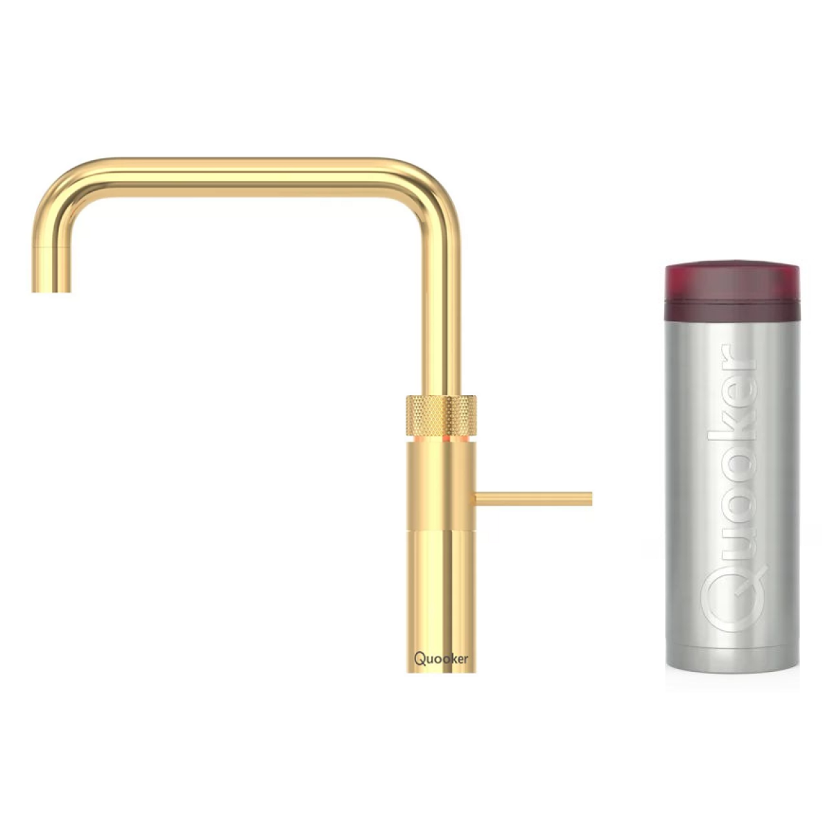 Quooker 3FSGLD Fusion Square 一體式水龍頭 + PRO3 滾水水箱 (閃亮鍍金)