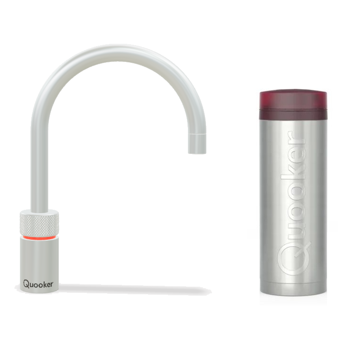 Quooker 3NRRVS Nordic Round 一體式水龍頭 + PRO3 滾水水箱 (拉絲不鏽鋼)