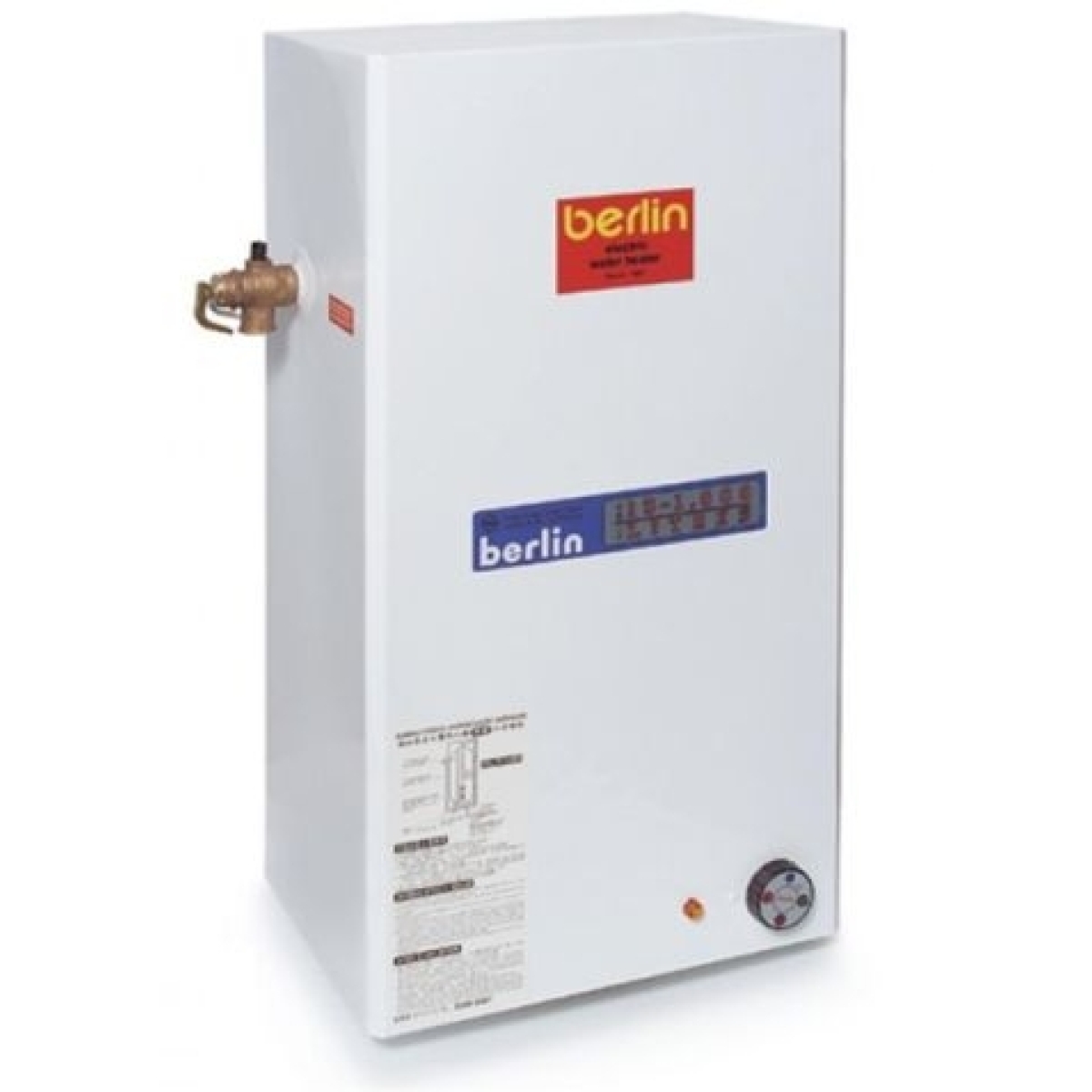 Berlin 柏林 UHP-3.5-UW1R 3000W 13公升 中央儲式電熱水爐 (方型直掛 左排氣)