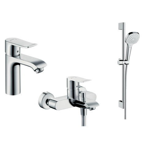Hansgrohe 31080000+31480000+26582400 Metris 龍頭3件套裝