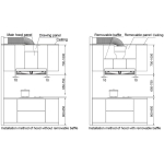 Robam 老板 A852 90厘米 1260m³/h T型系列 掛牆式抽油煙機