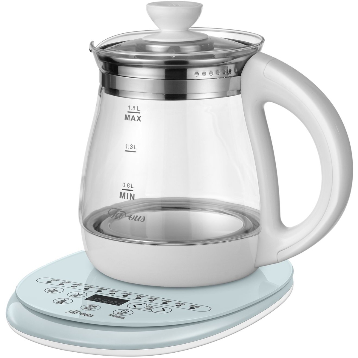 Famous 法國名家 FK-18GP(FAM) 1.8公升 玻璃保健養生壺