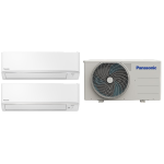 Panasonic 樂聲 一拖二 1.0匹+1.5匹 多聯分體 變頻淨冷冷氣機 (CS-MPU9BKA/CS-MPU12BKA/CU-2LU18BBA)