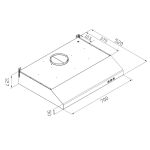 Pacific 太平洋 PH8400-S70 70厘米 1600轉 標準低噪音雙摩打 易拆式抽油煙機
