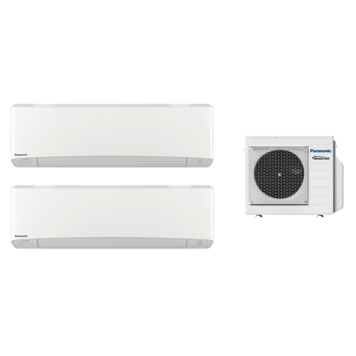 Panasonic 樂聲 1.25匹+1.25匹 1拖2 變頻冷暖 多聯分體掛牆式冷氣機 (CS-Z35TKEWx2/CU-4E23PBE) Panasonic 樂聲 1.25匹+1.25匹 1拖2 變頻冷暖 多聯分體掛牆式冷氣機 (CS-Z35TKEWx2/CU-4E23PBE)