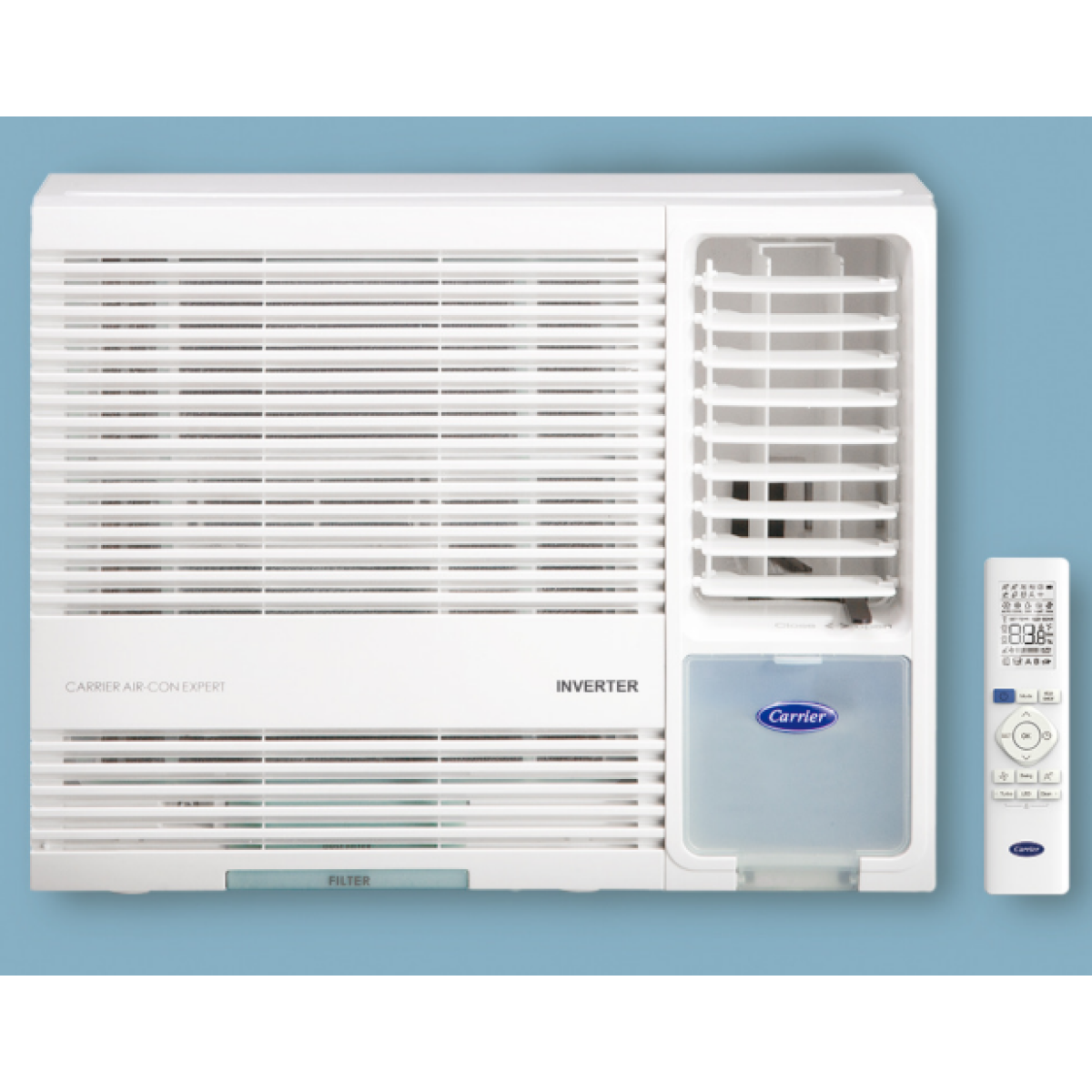 Carrier 開利 CHK09EX 1.0匹 R32變頻淨冷 窗口式冷氣機