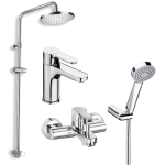 Roca L20 E4: 1+4+6 龍頭套裝 (5A3K09C00+5A0109C02+5B2150C00+AP00033100)