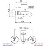 Remer MC05 Metrica 浴缸龍頭 (鍍鉻色)