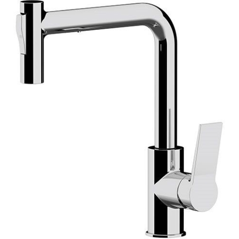 Remer SL81M Slash & Dot 可拉出式 昇盆水龍頭 (鍍鉻色)