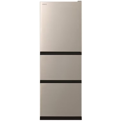 Hitachi 日立 HR3N5291E-CNXHK 228公升 變頻式 三門雪櫃 (新不銹鋼香檳色) (包拆箱埋位)