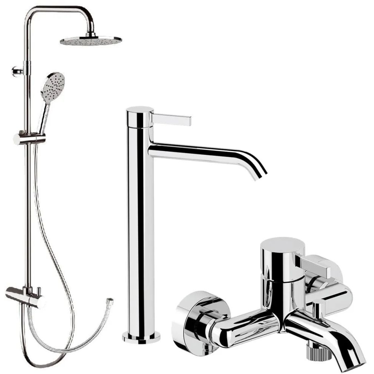 Remer Metrica 水龍頭套裝 (鍍鉻色) (MC11LXL+MC05+330A8MPEC20NRA)