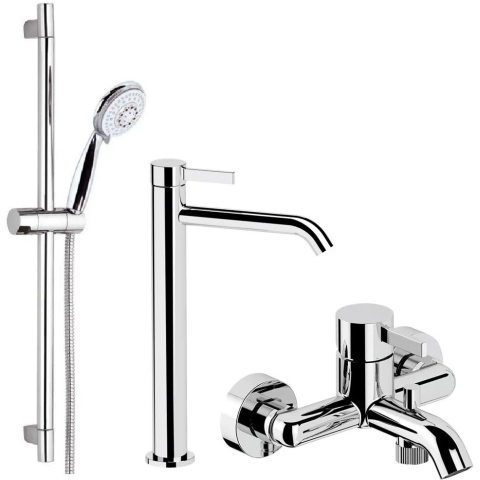 Remer Metrica 水龍頭套裝 (鍍鉻色) (MC11LXL+MC05+315R318F4A)