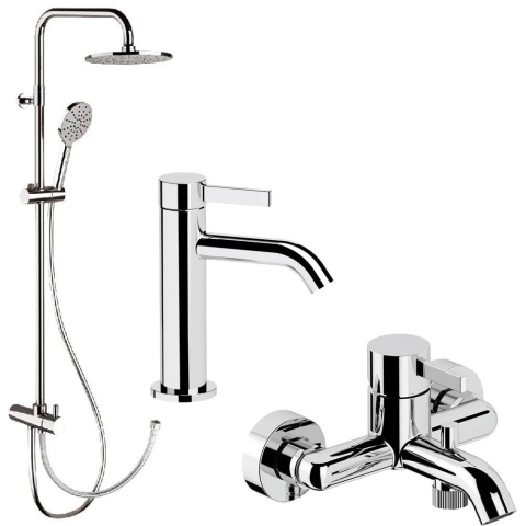 Remer Metrica 水龍頭套裝 (鍍鉻色) (MC12+MC05+330A8MPEC20NRA)