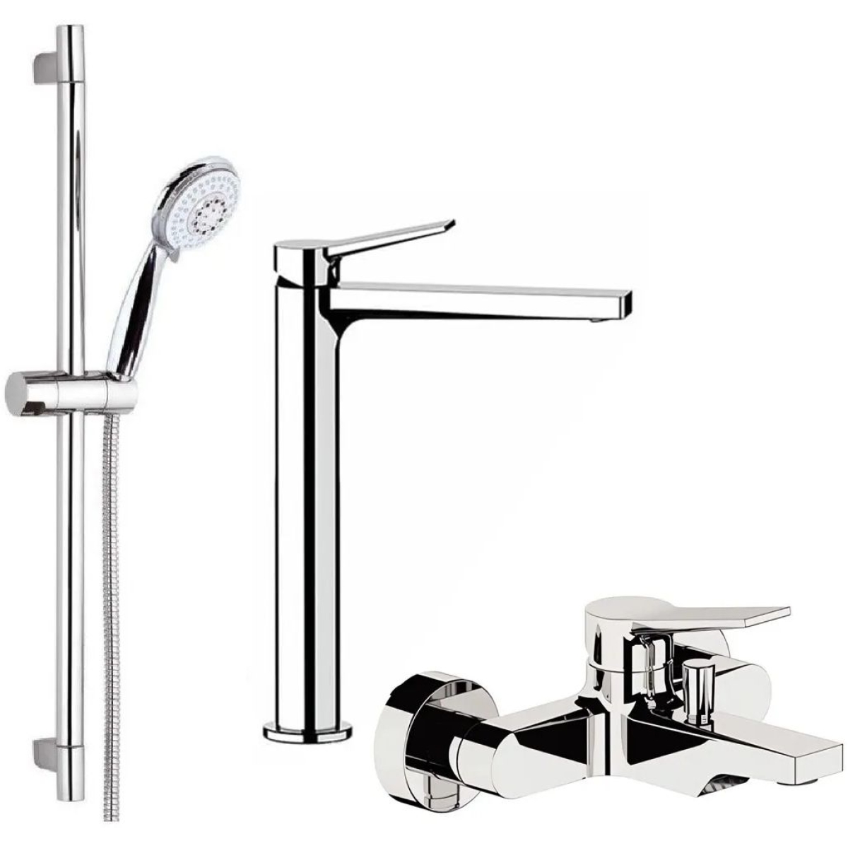 Remer Slash & Dot 水龍頭套裝 (鍍鉻色) (SL11L+SL05+315R318F4A)