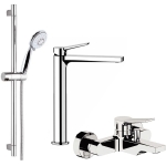 Remer Slash & Dot 水龍頭套裝 (鍍鉻色) (SL11L+SL05+315R318F4A)