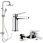Remer Slash & Dot 水龍頭套裝 (鍍鉻色) (SL12+SL05+330A8MPEC20NRA)
