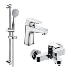 Roca Vela F1: 1+3+4 龍頭套裝 (5A321EC0N+5A021EC0N+5B1D03C0G)