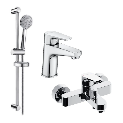 Roca Vela F1: 1+3+4 龍頭套裝 (5A321EC0N+5A021EC0N+5B1D03C0G)