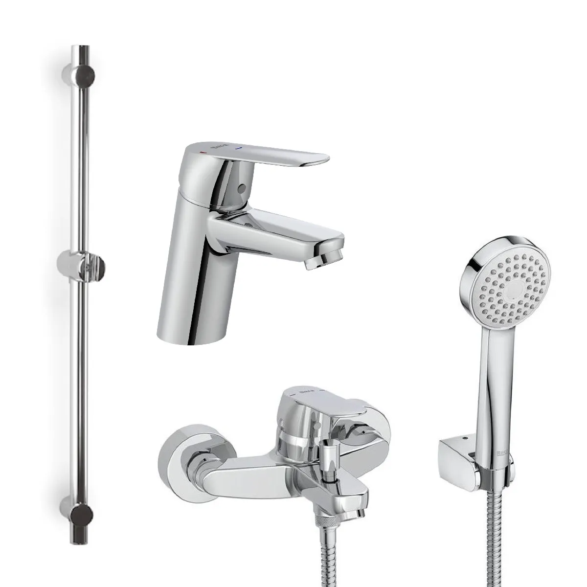 Roca Alfa G1: 1+2+3 龍頭套裝 (5A3L25C00+5A0425C00+526319610)