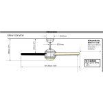 SMC OR44VWH 44'' 天花吊扇