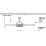 SMC PDC423W 42吋 裝飾吊扇 (白色)