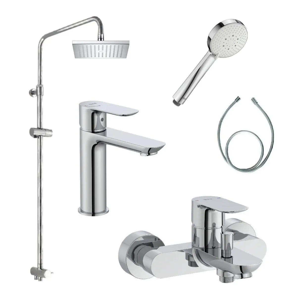 Roca Cala C3: 1+3+5+6+7 龍頭套裝 (5A326EC00+5A026EC00+5B2350C00+AP00033100+5BG113C0N+5B2515C0N)