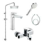 Roca Vela F4: 2+3+5+6+7 龍頭套裝 (5A371EC0N+5A021EC0N+5B2350C00+AP00033100+5BG113C0N+5B2515C0N)